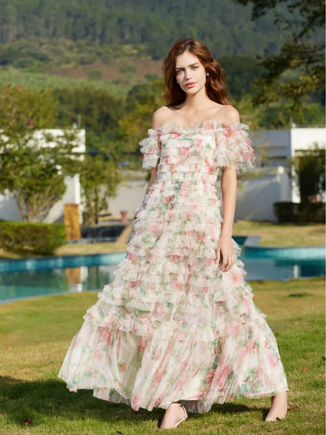 Women Long Dress New Cute Embroidery Short Sleeve Floral Print Zipper Square Collar Mesh High Waist Dresses
Women Long Dress New Cute Embroidery Short Sleeve Floral Print Zipper Square Collar Mesh High Waist Dresses