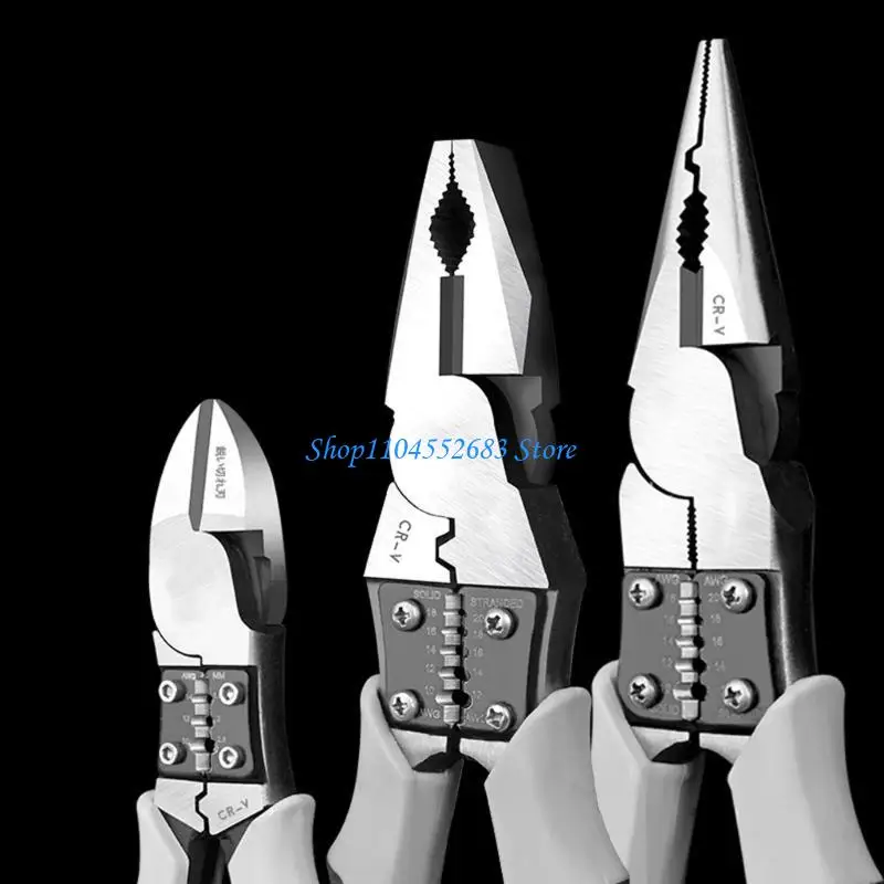 Y6GD 7/9inch Multifunction Pliers Combination Pliers Stripper Crimper Cutter Duty Wire Pliers Diagonal Pliers Hand Tool
Y6GD 7/9inch Multifunction Pliers Combination Pliers Stripper Crimper Cutter Duty Wire Pliers Diagonal Pliers Hand Tool