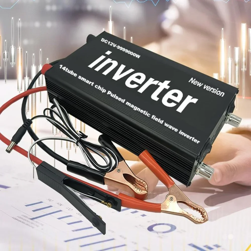 12V Power Inverter Heavy Duty DC To AC Voltage Converter Aluminum Alloy High-power 9999000W Continuous Output Fishing Tool
12V Power Inverter Heavy Duty DC To AC Voltage Converter Aluminum Alloy High-power 9999000W Continuous Output Fishing Tool