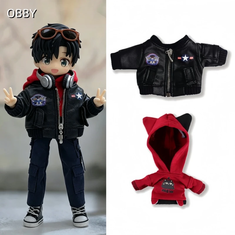 For Asi 2.0 Dimoo Doll Oversized Black Faux Leather Pilot Jacket Hoodie For 1/12 GSC Bjd Free Spirit Body Doll Outfit Clothes
For Asi 2.0 Dimoo Doll Oversized Black Faux Leather Pilot Jacket Hoodie For 1/12 GSC Bjd Free Spirit Body Doll Outfit Clothes