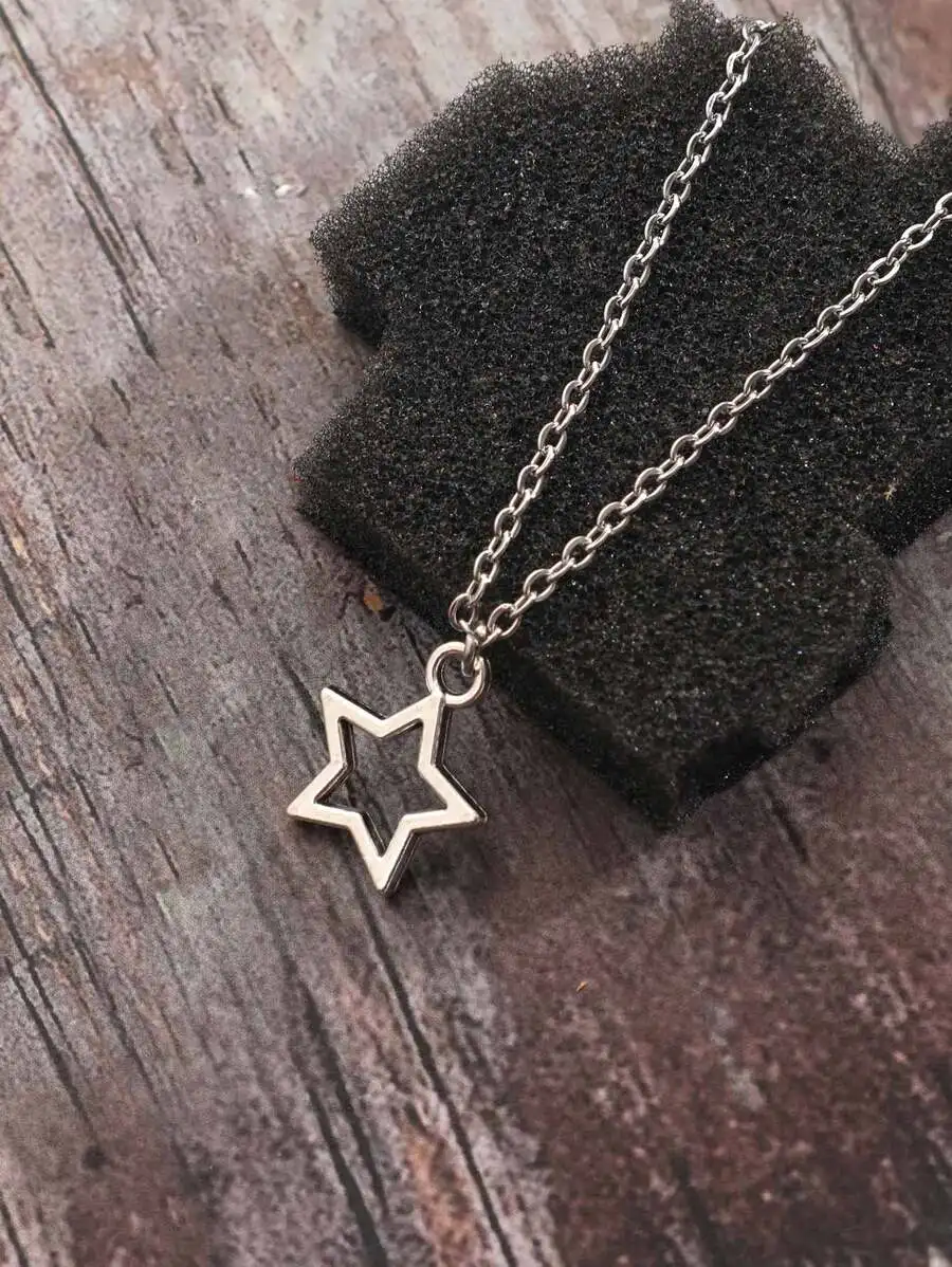 Star Pendant Collarbone Chain Necklace, Simple Elegant Design, Rhinestone Studded, Fashion Jewelry For Women
Star Pendant Collarbone Chain Necklace, Simple Elegant Design, Rhinestone Studded, Fashion Jewelry For Women