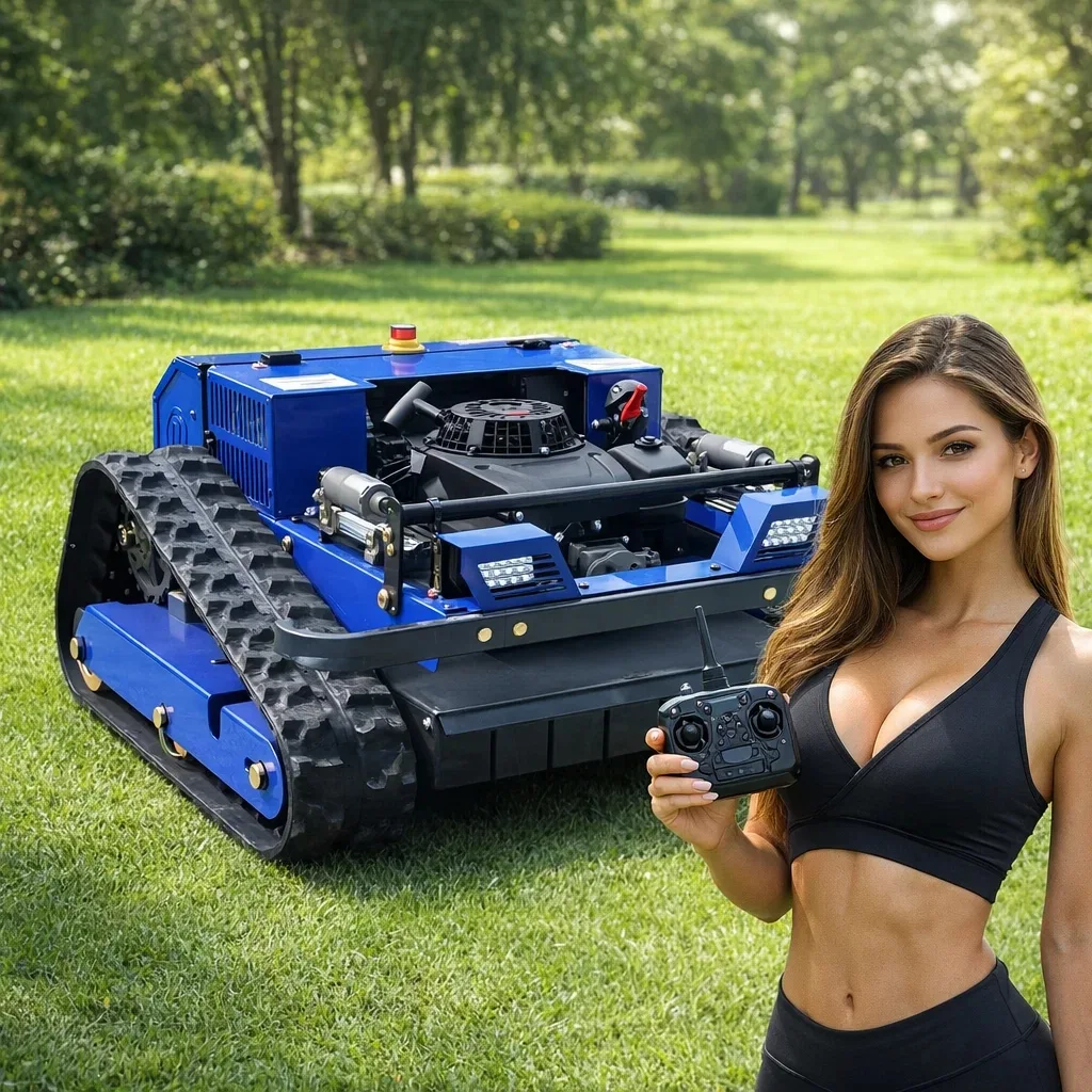 Customized Tracked Remote Control Lawn Mower 550mm Cutting Width With One-On-One Beauty Customer Service
Customized Tracked Remote Control Lawn Mower 550mm Cutting Width With One-On-One Beauty Customer Service