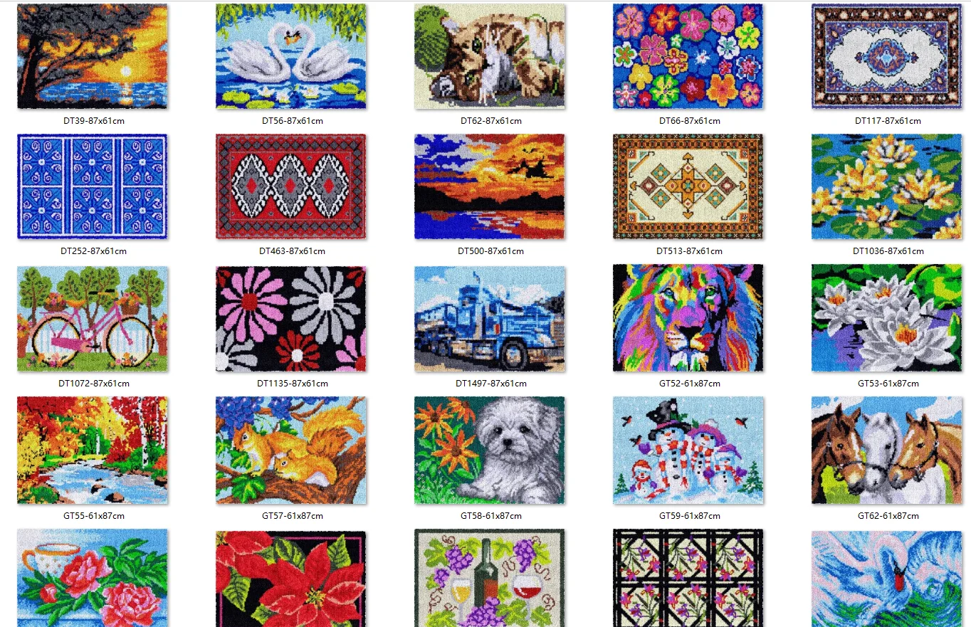 Комплект крючков для белой собаки, ковер с принтом на холсте, крючок-защелка, ковер, подушка, сделай сам, ковер, вышивка, аксессуары ручной работы 61x87 см 
Комплект крючков для белой собаки, ковер с принтом на холсте, крючок-защелка, ковер, подушка, сделай сам, ковер, вышивка, аксессуары ручной работы 61x87 см