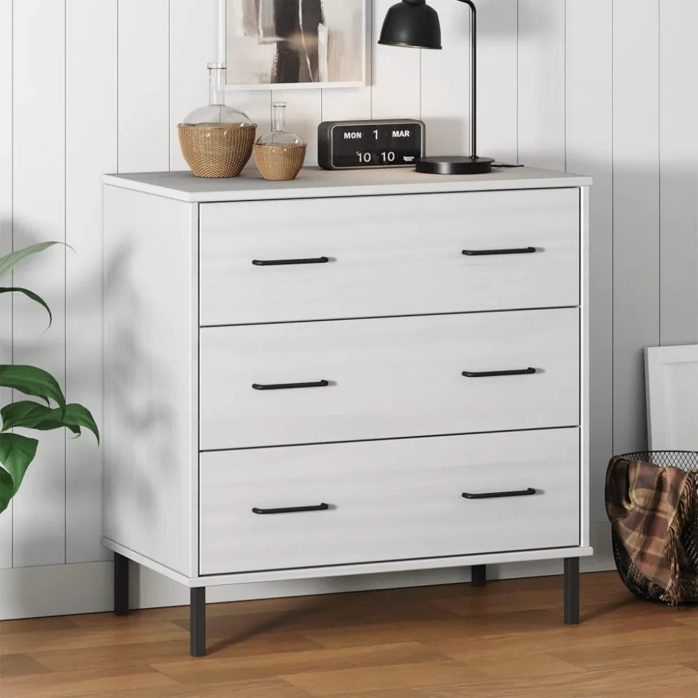 Compact solid pine side cabinet with three spacious drawers, sturdy metal feet and decorative design, wooden file cabinet
Compact solid pine side cabinet with three spacious drawers, sturdy metal feet and decorative design, wooden file cabinet
