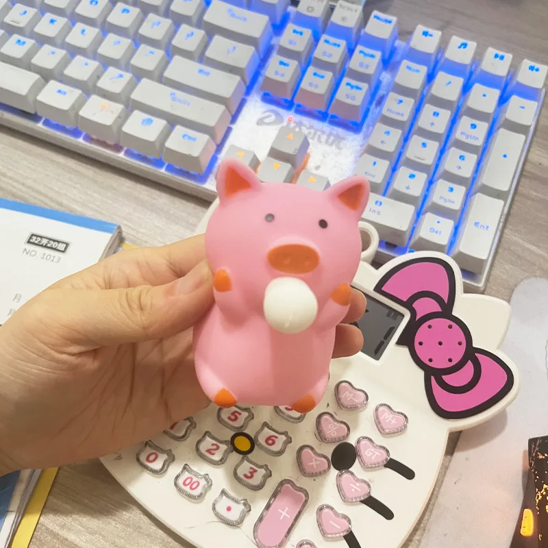 Stress Relief Bubble Blowing Pig Music Playing TPR Toy Squeezable Venting Device for Children Educational Fun Learning
Stress Relief Bubble Blowing Pig Music Playing TPR Toy Squeezable Venting Device for Children Educational Fun Learning