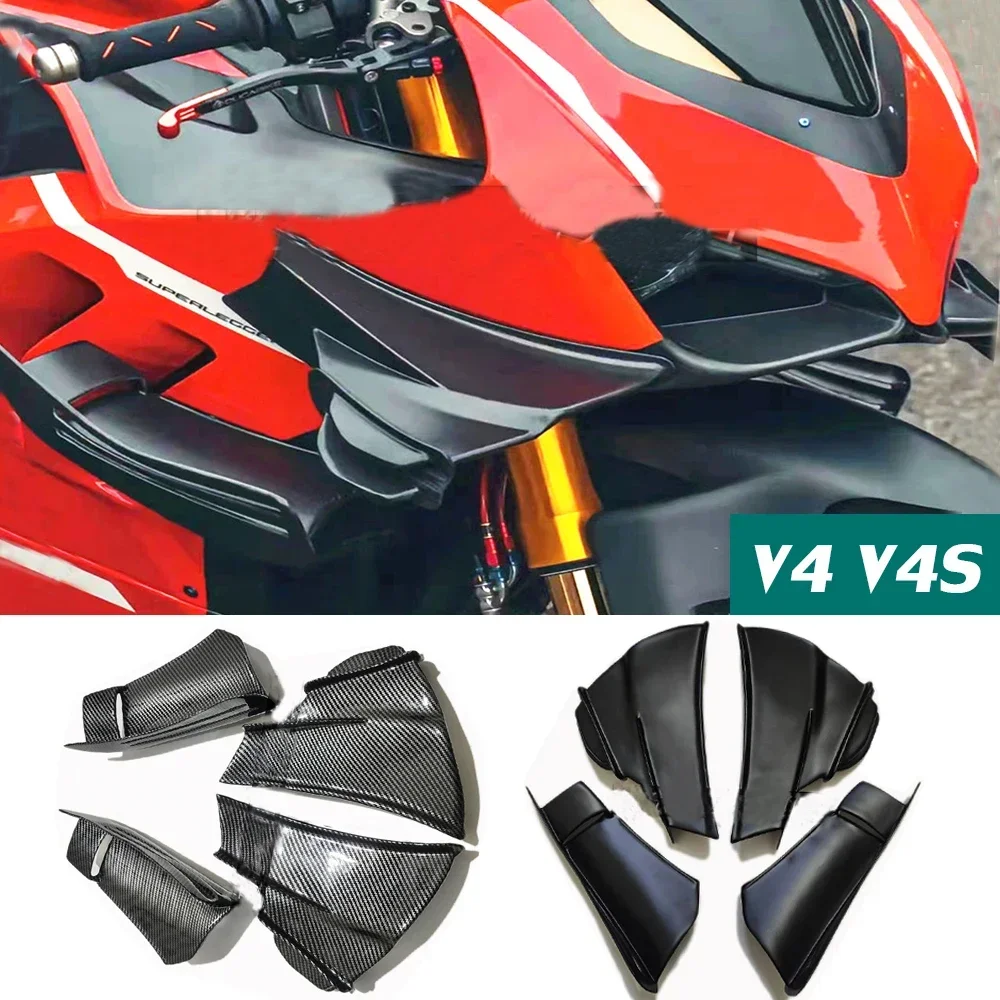Для Ducati Panigale V4S Winglet аэродинамическое боковое Крыло Передняя обтекатель Downforce углеродное волокно V4 S 2020 2021 2022 2023 Superleggera
Для Ducati Panigale V4S Winglet аэродинамическое боковое Крыло Передняя обтекатель Downforce углеродное волокно V4 S 2020 2021 2022 2023 Superleggera