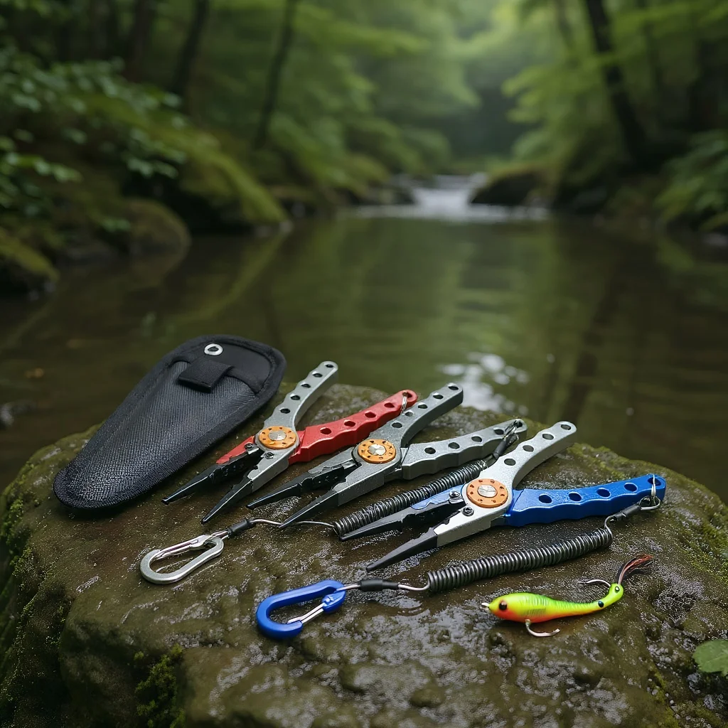 Professional Luya Fishing Pliers, Lightweight Aluminum Alloy with Integrated Cutter and Hook Remover Tool
Professional Luya Fishing Pliers, Lightweight Aluminum Alloy with Integrated Cutter and Hook Remover Tool