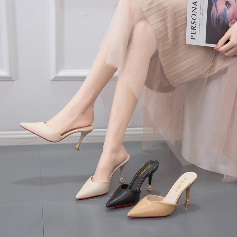 New Women's Faionable High Heel Sandals f Slippers Summer Cool Slippers Outdoor Wearable Slip-On Pointed Toe oes
New Women's Faionable High Heel Sandals f Slippers Summer Cool Slippers Outdoor Wearable Slip-On Pointed Toe oes