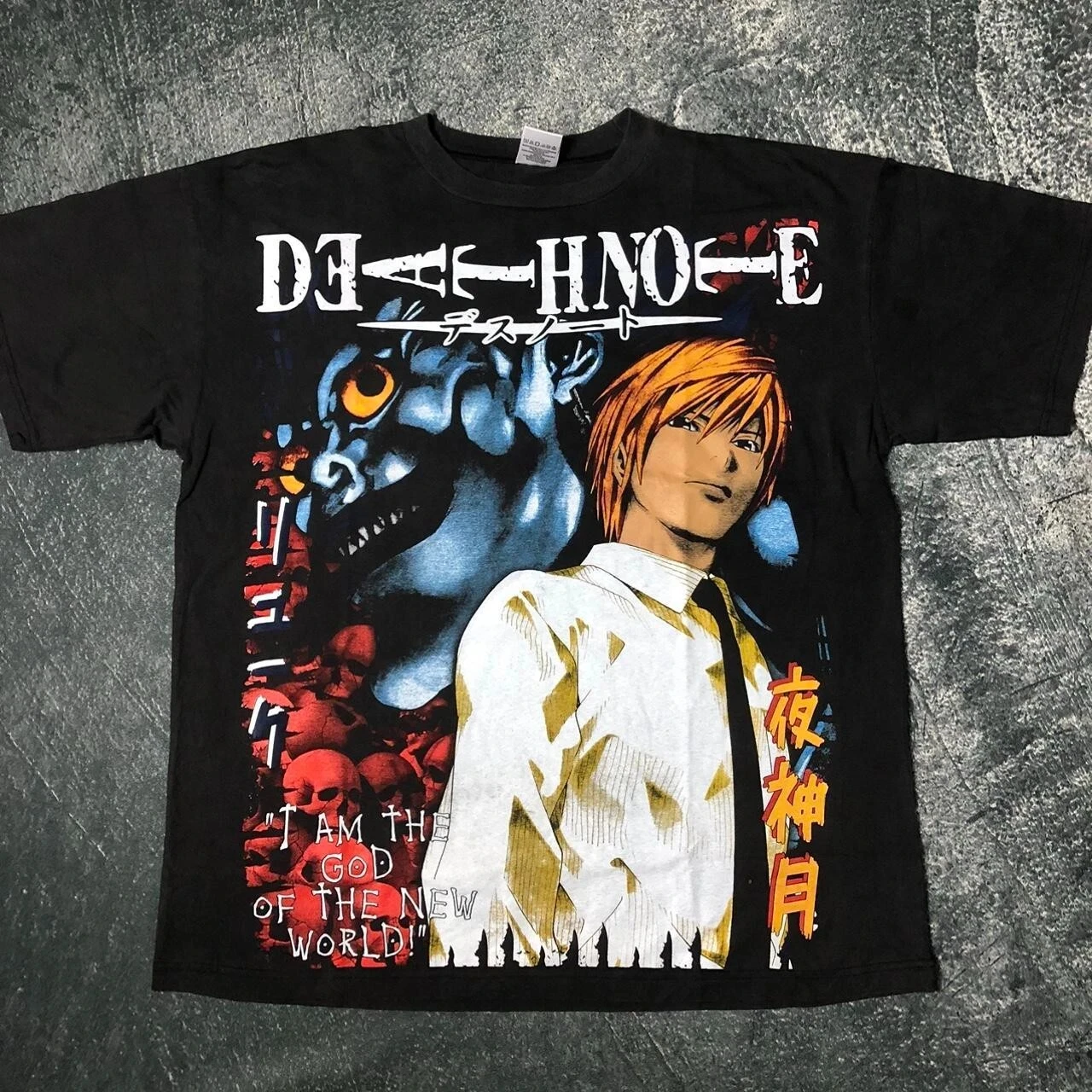 Death Note аниме с коротким рукавом графическая черная классическая рубашка футболка для мужчин и женщин летняя повседневная хлопковая футболка с круглым вырезом
Death Note аниме с коротким рукавом графическая черная классическая рубашка футболка для мужчин и женщин летняя повседневная хлопковая футболка с круглым вырезом
