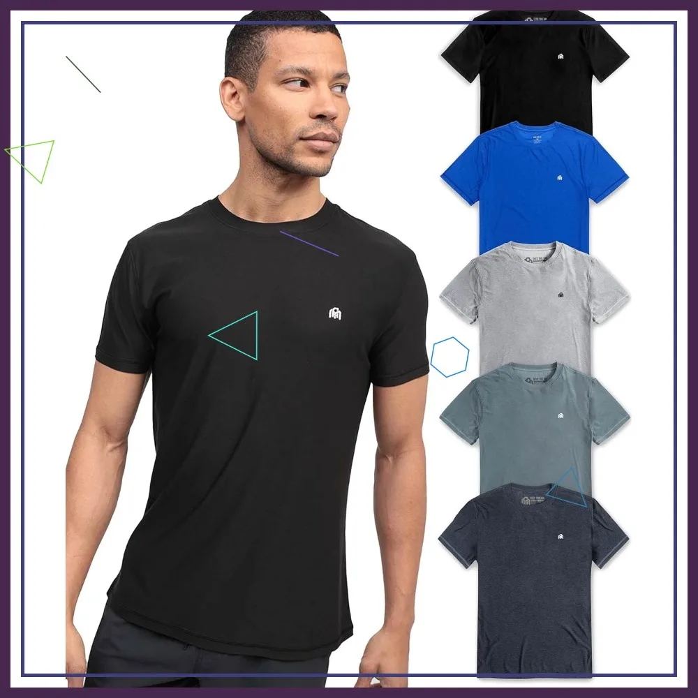 Men's Dry Fit Short Sleeve Athletic Gym Tees - Running Fitted T-Shirts S to 4XL
Men's Dry Fit Short Sleeve Athletic Gym Tees - Running Fitted T-Shirts S to 4XL