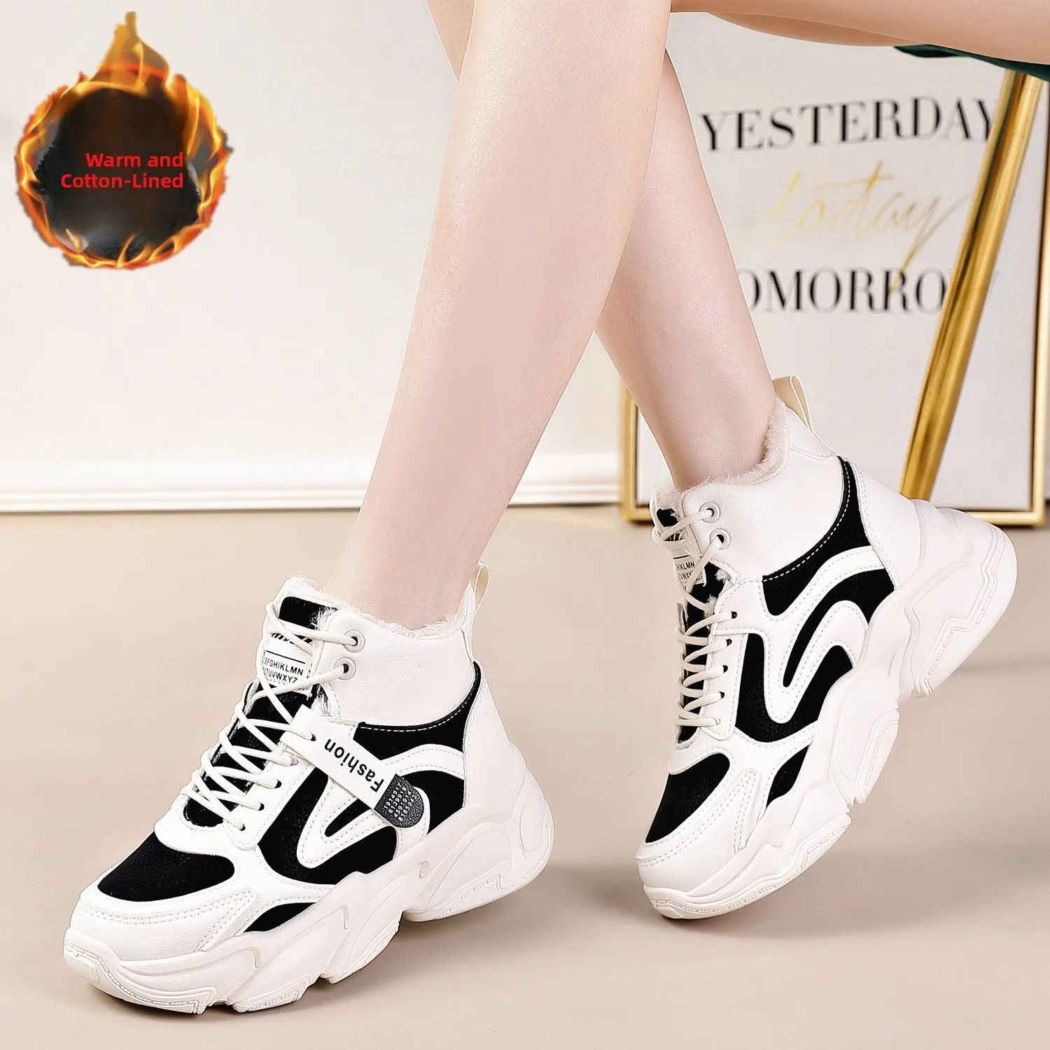 Women's Winter Snow Boots 2025 New Style Dad Shoes Short Thickened Warmly Fleece Lined Sporty Flats Casual EVA Booties
Women's Winter Snow Boots 2025 New Style Dad Shoes Short Thickened Warmly Fleece Lined Sporty Flats Casual EVA Booties