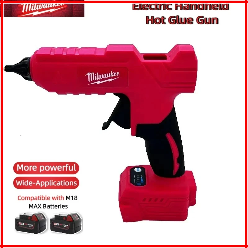 Milwaukee Cordless Hot Glue Gun Compatible with 11mm Glue Stick DIY Tool Electric Hot Glue Gun Suitable fo Milwaukee 18V Battery
Milwaukee Cordless Hot Glue Gun Compatible with 11mm Glue Stick DIY Tool Electric Hot Glue Gun Suitable fo Milwaukee 18V Battery