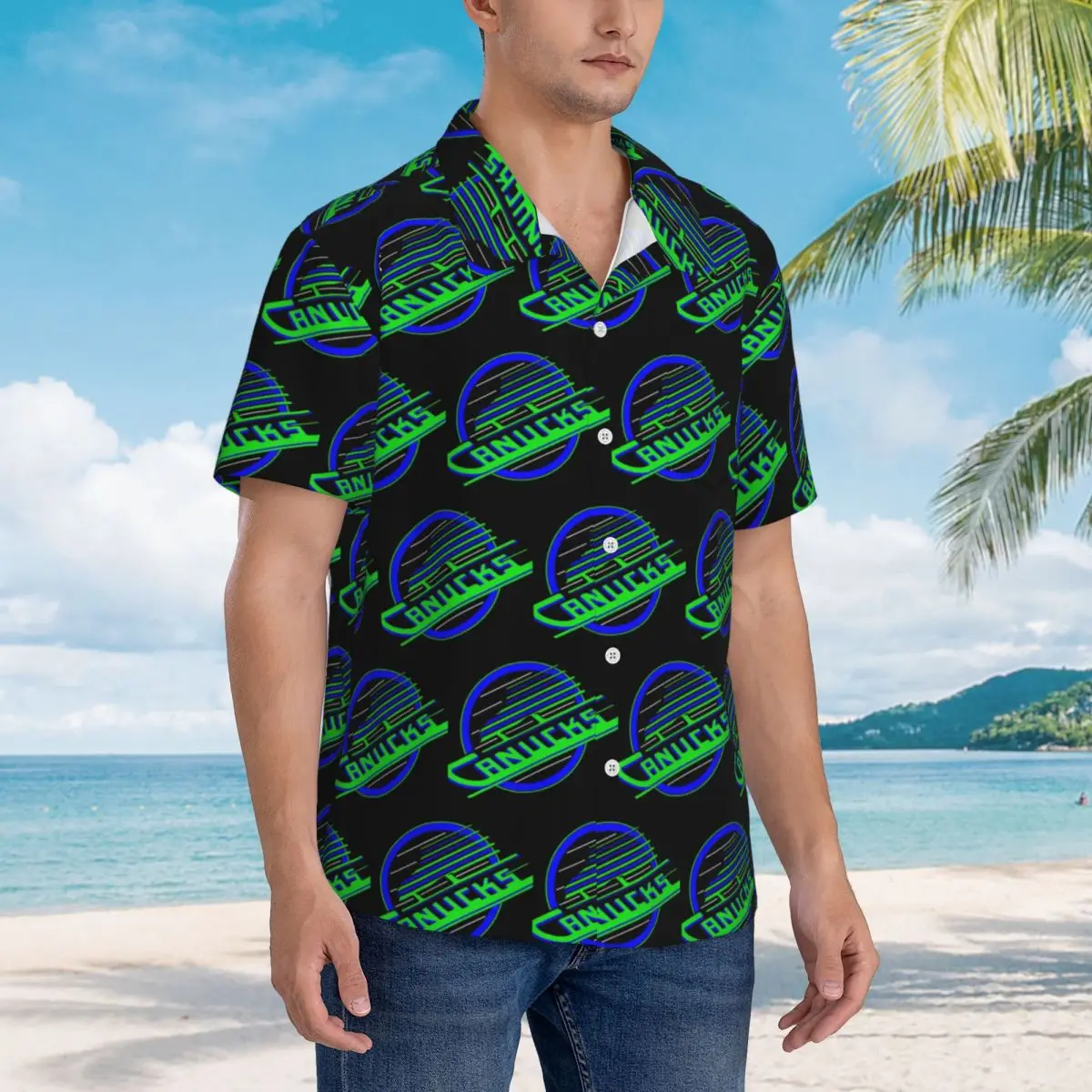 Vancouver Hockey Canucks Hawaiian Shirts Casual Men Short Sleeve Shirt for Summer Beach Men's Button Tops
Vancouver Hockey Canucks Hawaiian Shirts Casual Men Short Sleeve Shirt for Summer Beach Men's Button Tops