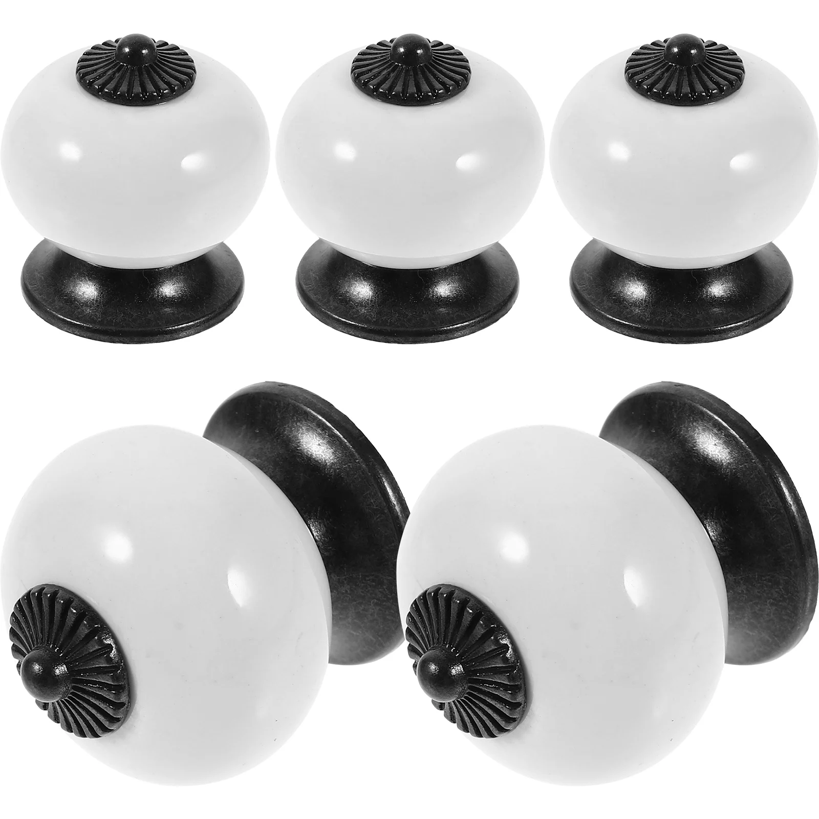 5 Pcs Handles Round Door Knobs Ceramic Pull Handle White 38x38mm Cabinet Drawer Pulls Durable Ceramic Metal Hardware
5 Pcs Handles Round Door Knobs Ceramic Pull Handle White 38x38mm Cabinet Drawer Pulls Durable Ceramic Metal Hardware