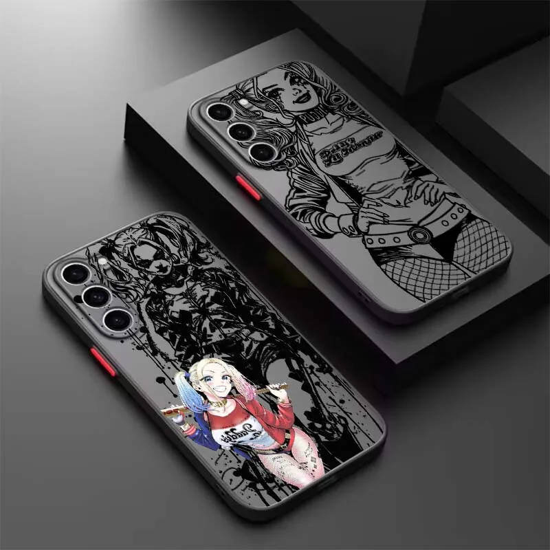 H-Harley Q-Quinn Popular Art For Samsung S25 S24 S23 S22 S21 S20 S10 S9 Ultra Plus Edge FE 5G Frosted Translucent Phone Case
H-Harley Q-Quinn Popular Art For Samsung S25 S24 S23 S22 S21 S20 S10 S9 Ultra Plus Edge FE 5G Frosted Translucent Phone Case