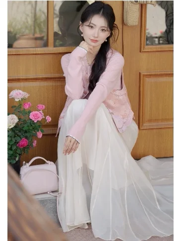 Новая китайская юбка трапециевидной формы с нежным ветром, женская ацетатная юбка с высокой талией, повседневная юбка на весну, лето, осень, моя
Новая китайская юбка трапециевидной формы с нежным ветром, женская ацетатная юбка с высокой талией, повседневная юбка на весну, лето, осень, моя