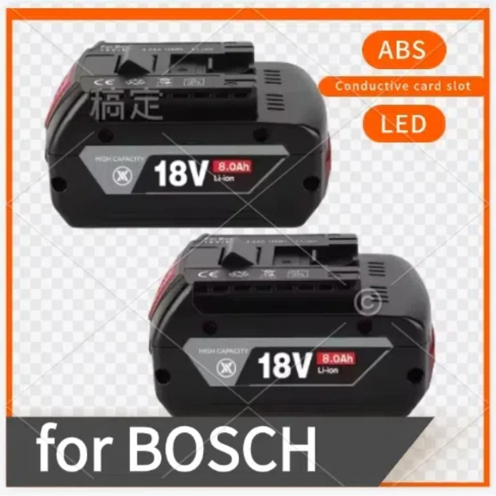 100%For BOSCH Authentic 18V 10Ah LITHIUM-ION BATTERY GBA 18V 10Ah 18V Professional GBA GSR GSB BAT618 BAT609 w/Fuel Guage
100%For BOSCH Authentic 18V 10Ah LITHIUM-ION BATTERY GBA 18V 10Ah 18V Professional GBA GSR GSB BAT618 BAT609 w/Fuel Guage
