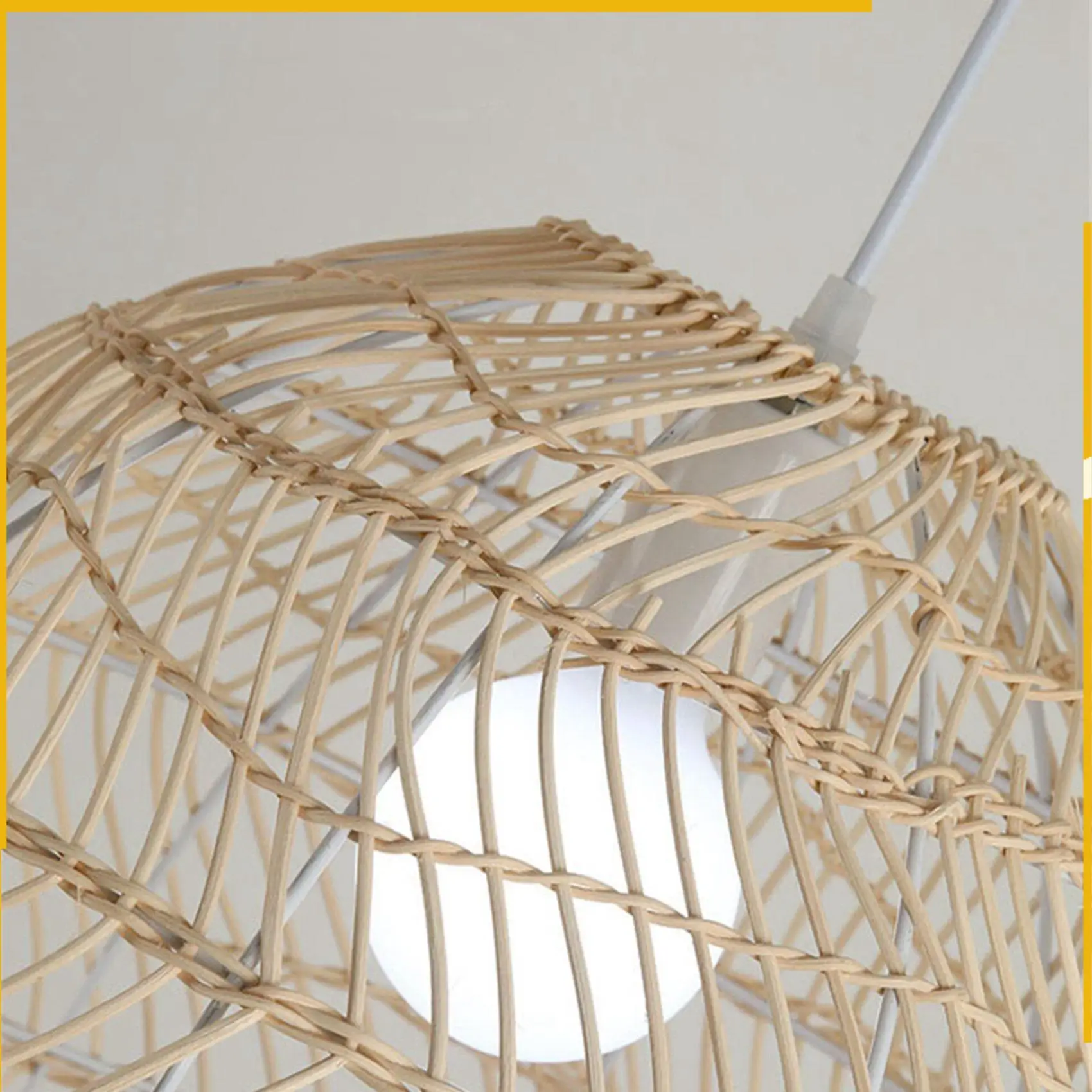 A92P 2X Rattan Lamp Pendant Light Vintage Hanging Lamp Shades E27 Living Room Dining Room Home Decor Cafe Restaurant Hanglamp
A92P 2X Rattan Lamp Pendant Light Vintage Hanging Lamp Shades E27 Living Room Dining Room Home Decor Cafe Restaurant Hanglamp