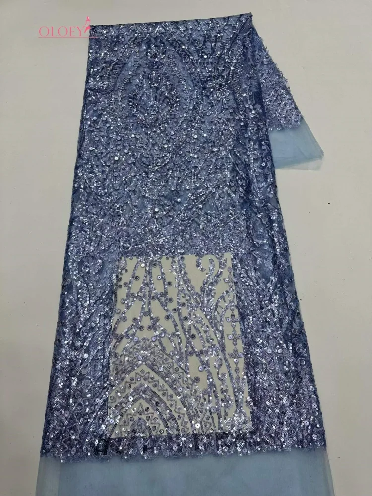 OLOEY High Grade African Beaded Lace Lace 2026 High Quality Nigerian Sequins Mesh Lace French Tulle Fabric for Sewing Party Dres
OLOEY High Grade African Beaded Lace Lace 2026 High Quality Nigerian Sequins Mesh Lace French Tulle Fabric for Sewing Party Dres