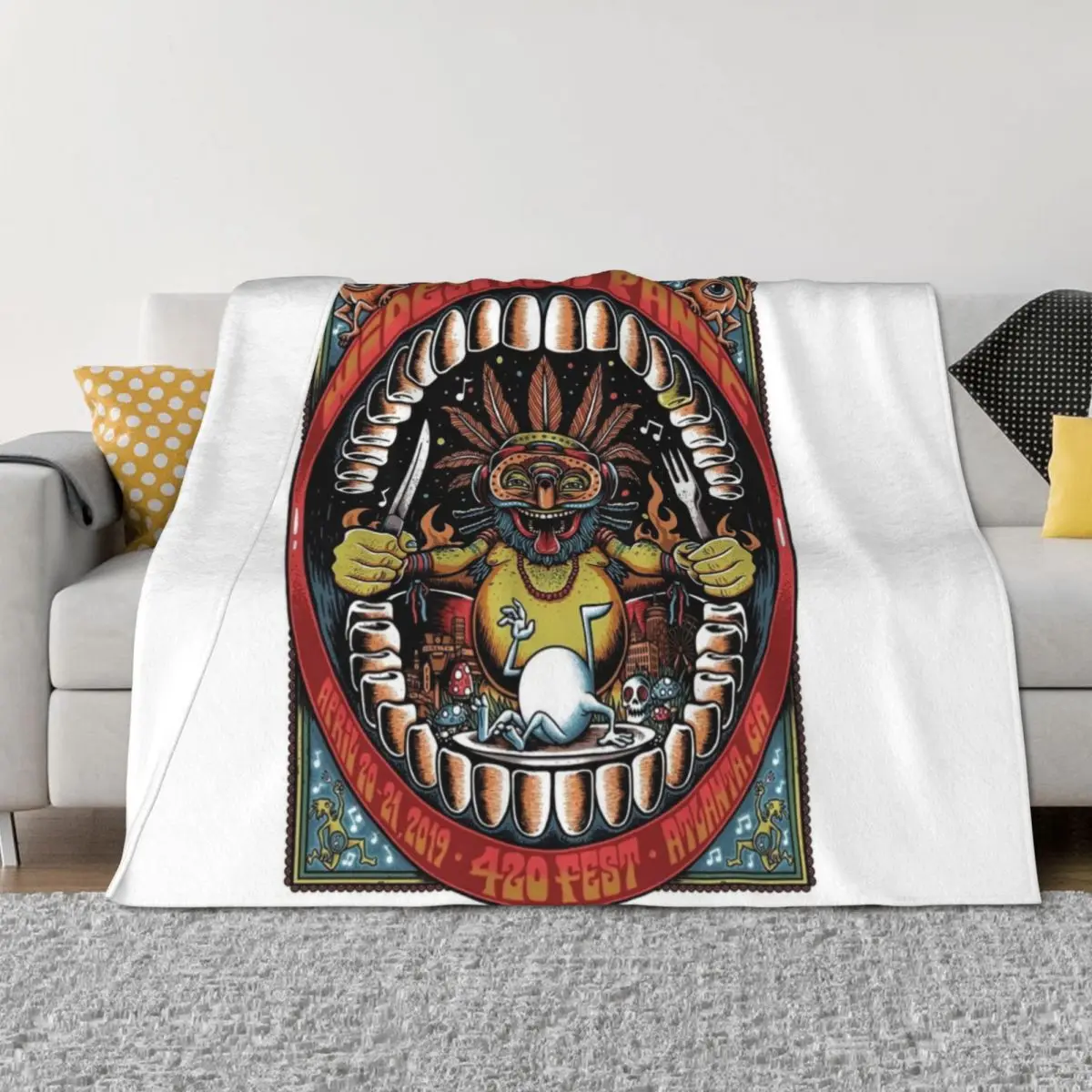 420 Fest Atlanta GA 2019 Panic Throw Blanket Extra Large Throw Summer Beddings Soft Plaid Blankets
420 Fest Atlanta GA 2019 Panic Throw Blanket Extra Large Throw Summer Beddings Soft Plaid Blankets