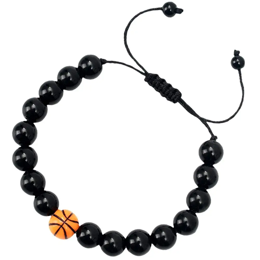 s Basketball Bracelet Men Jewelry Accessory Glass Bead Adjustable Bracelets for Men
s Basketball Bracelet Men Jewelry Accessory Glass Bead Adjustable Bracelets for Men