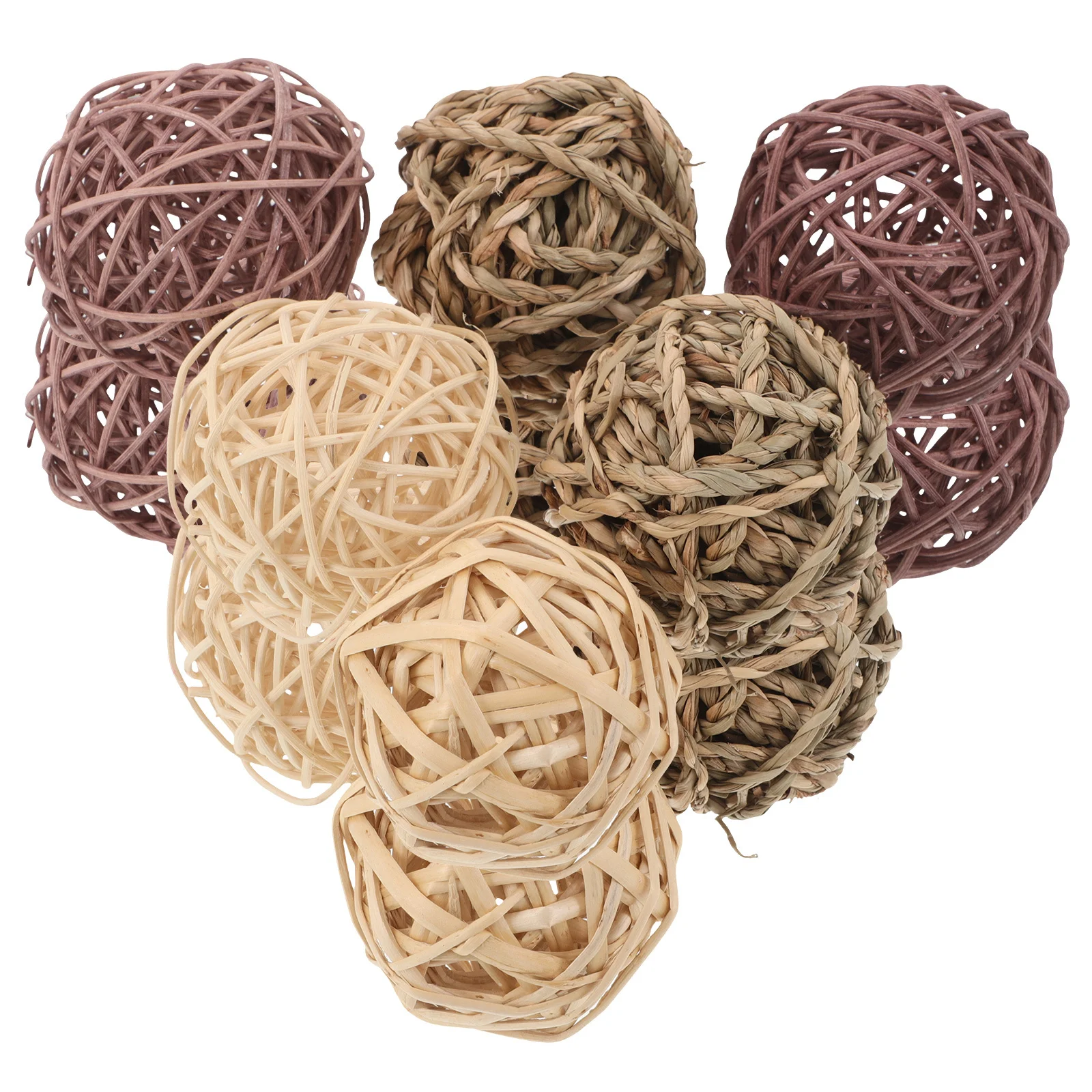 20Pcs Rattan Chew Balls Natural Handwoven for Rabbits Hamsters Chinchillas Teeth Maintenance Indoor Outdoor Activities
20Pcs Rattan Chew Balls Natural Handwoven for Rabbits Hamsters Chinchillas Teeth Maintenance Indoor Outdoor Activities