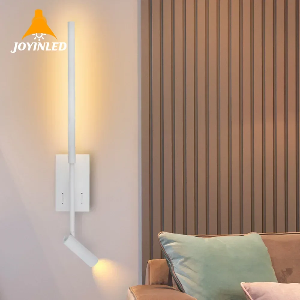 Nordic Simple Modern Bedside Lamp Long Wall Reading Lamp for Home Bedroom Living Room Decor Surface Mounted Background Lighting
Nordic Simple Modern Bedside Lamp Long Wall Reading Lamp for Home Bedroom Living Room Decor Surface Mounted Background Lighting