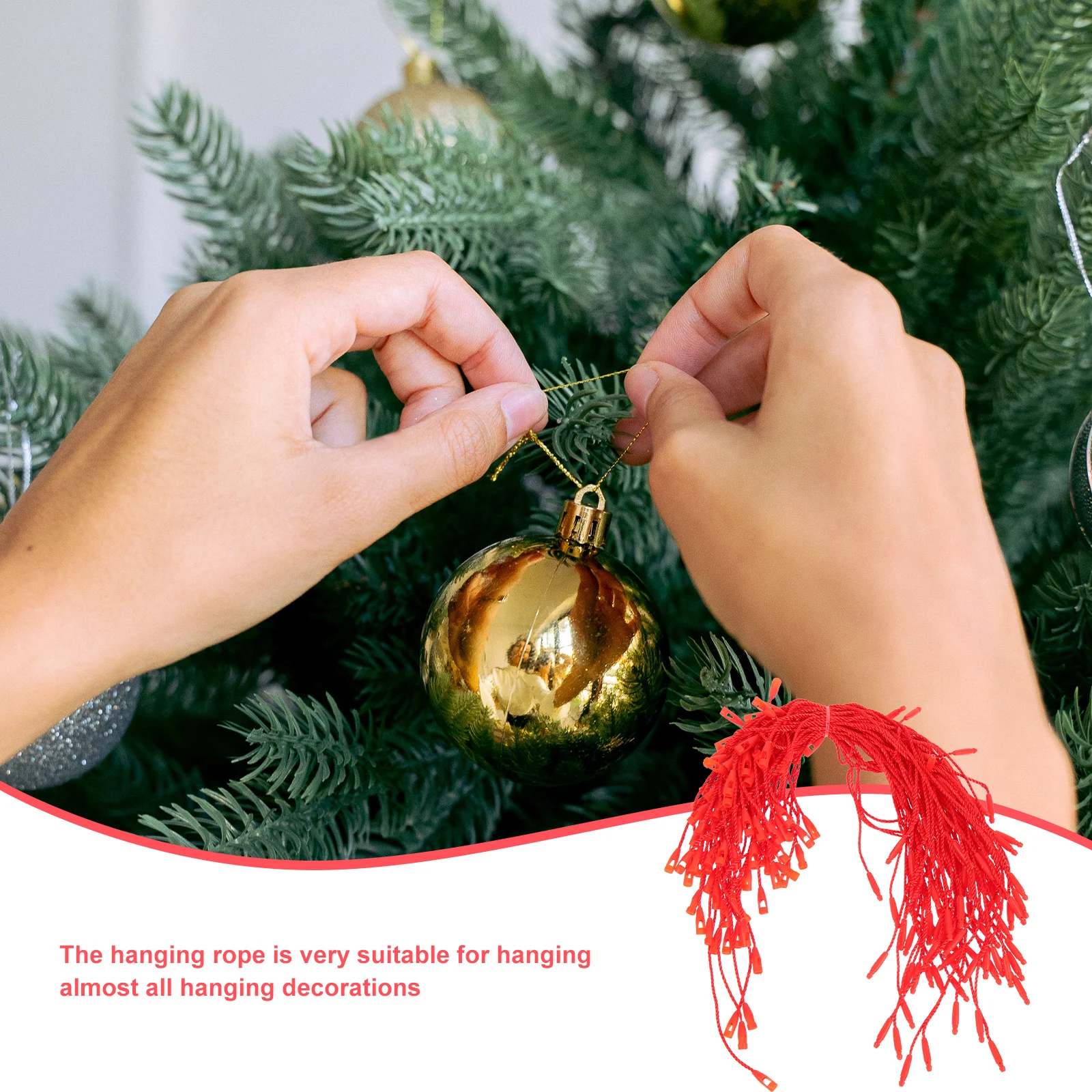 300pcs Red Hanging Ropes for New Year Decor DIY Craft Supplies Pendant Tags Xmas nament Accessories Polyester Lanyards
300pcs Red Hanging Ropes for New Year Decor DIY Craft Supplies Pendant Tags Xmas nament Accessories Polyester Lanyards