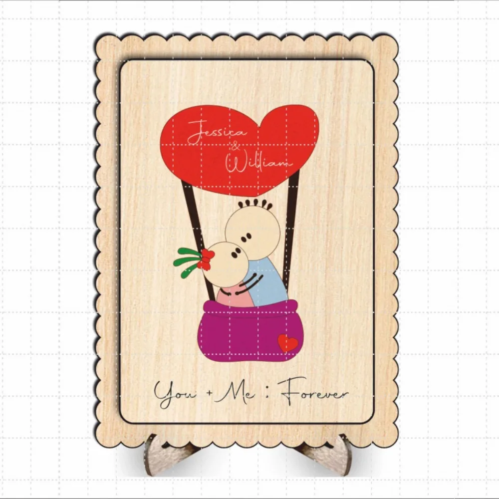New Wooden Material Wooden Plaque Handmade Creative Decoration Gift Couple Design Wedding Decoration Valentine's Day
New Wooden Material Wooden Plaque Handmade Creative Decoration Gift Couple Design Wedding Decoration Valentine's Day