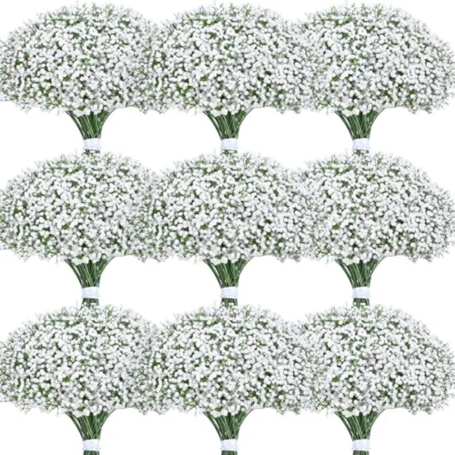 60Pcs Babys Breath Artificial Flowers, Fake White Babys Breath Flowers Artificial Bulk, Real Touch Faux Babies Breath Gypsophil
60Pcs Babys Breath Artificial Flowers, Fake White Babys Breath Flowers Artificial Bulk, Real Touch Faux Babies Breath Gypsophil