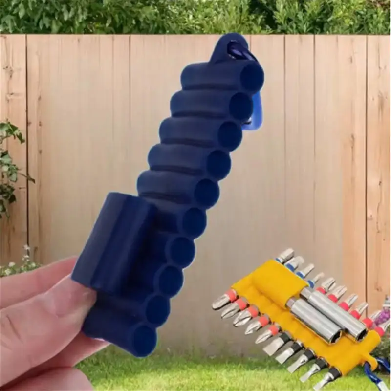 High Quality 22 Holes 1/4" Hex Shank Screwdriver Bit Storage Holder Portable Drill Bits Organizer Case Convenient Tool Box
High Quality 22 Holes 1/4" Hex Shank Screwdriver Bit Storage Holder Portable Drill Bits Organizer Case Convenient Tool Box