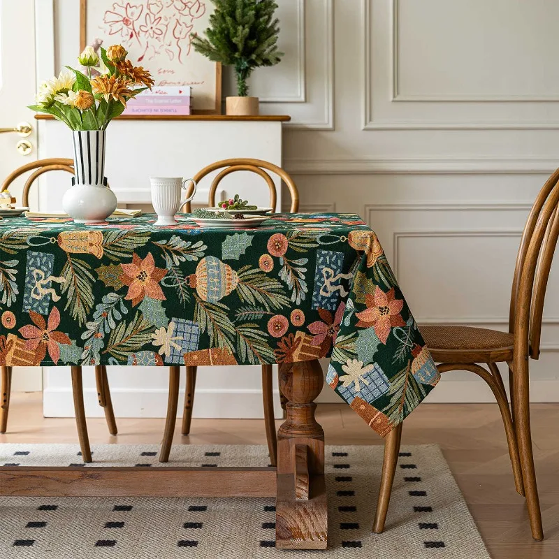 American retro cotton and linen jacquard tablecloth coffee table floral dining table cloth tablecloth high-end thickened fabric
American retro cotton and linen jacquard tablecloth coffee table floral dining table cloth tablecloth high-end thickened fabric