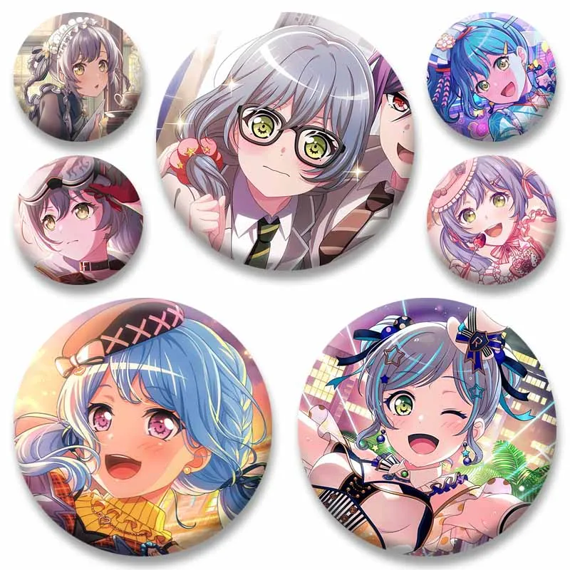 Music Game BanG Dream Figure Asahi Rokka Enamel Pin Cartoon Role Playing Badge Cute Round Brooch Clothes Bag Jewelry Accessories
Music Game BanG Dream Figure Asahi Rokka Enamel Pin Cartoon Role Playing Badge Cute Round Brooch Clothes Bag Jewelry Accessories