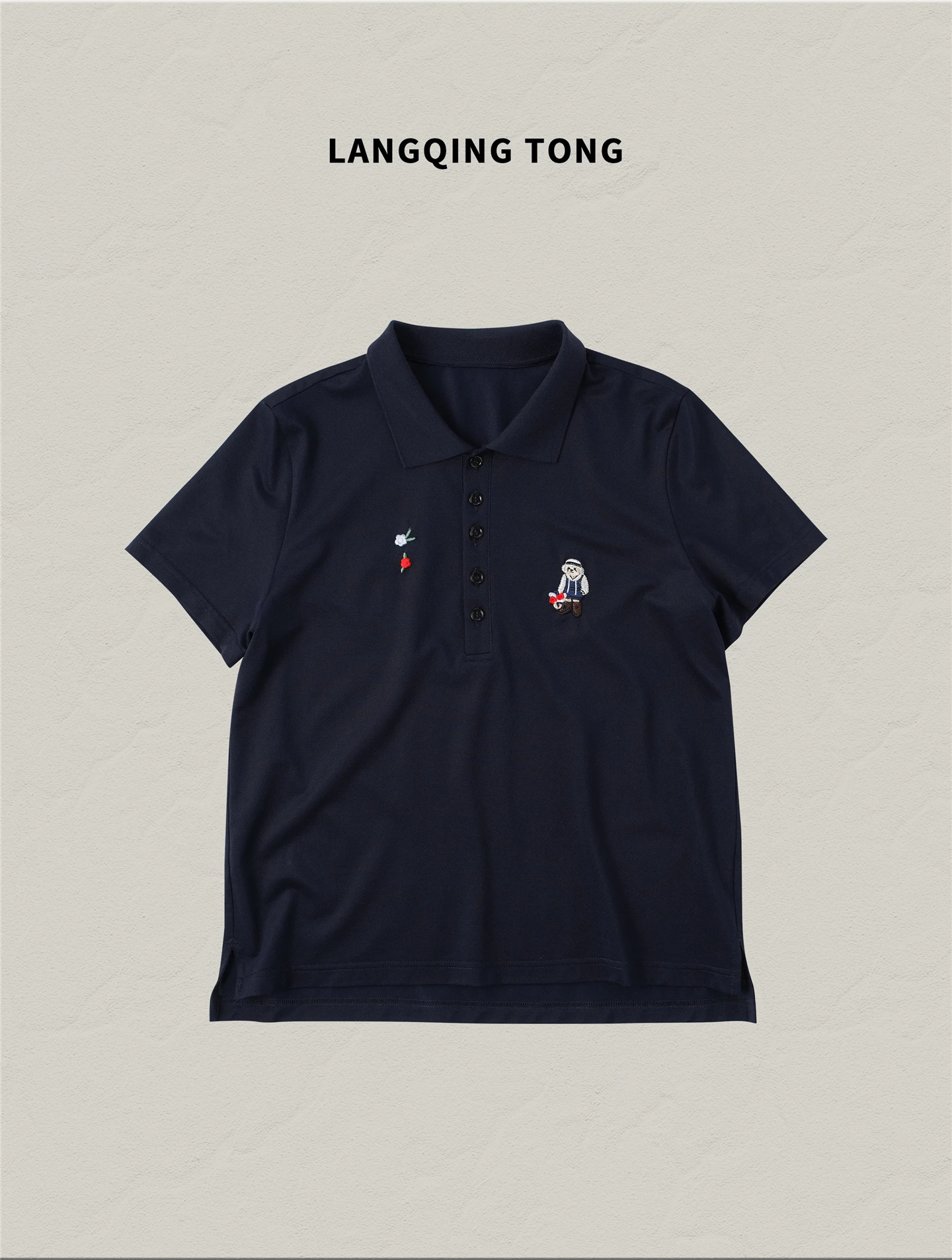 New Summer Women's ort Sve irt Beibei k Blue Embroidery Slim Fit Turn-down Collar Top Casual Busin Leisure
New Summer Women's ort Sve irt Beibei k Blue Embroidery Slim Fit Turn-down Collar Top Casual Busin Leisure