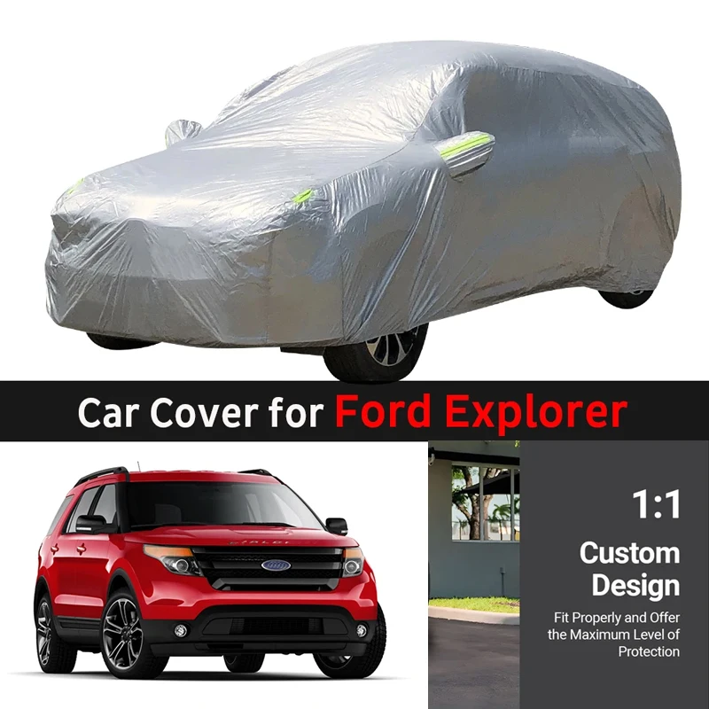 For Ford Explorer 1991-2019 Car Cover Outdoor Anti-UV Sun Shade Rain Snow Frost Protector SUV Cover Dust Proof
For Ford Explorer 1991-2019 Car Cover Outdoor Anti-UV Sun Shade Rain Snow Frost Protector SUV Cover Dust Proof