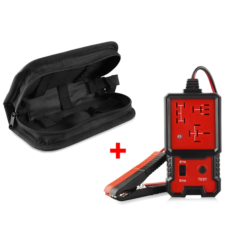Newest Automotive Electronic Relay Tester Alligator Clip Car Tester Diagnostic Tool Universal for 12V Cars easy to use
Newest Automotive Electronic Relay Tester Alligator Clip Car Tester Diagnostic Tool Universal for 12V Cars easy to use