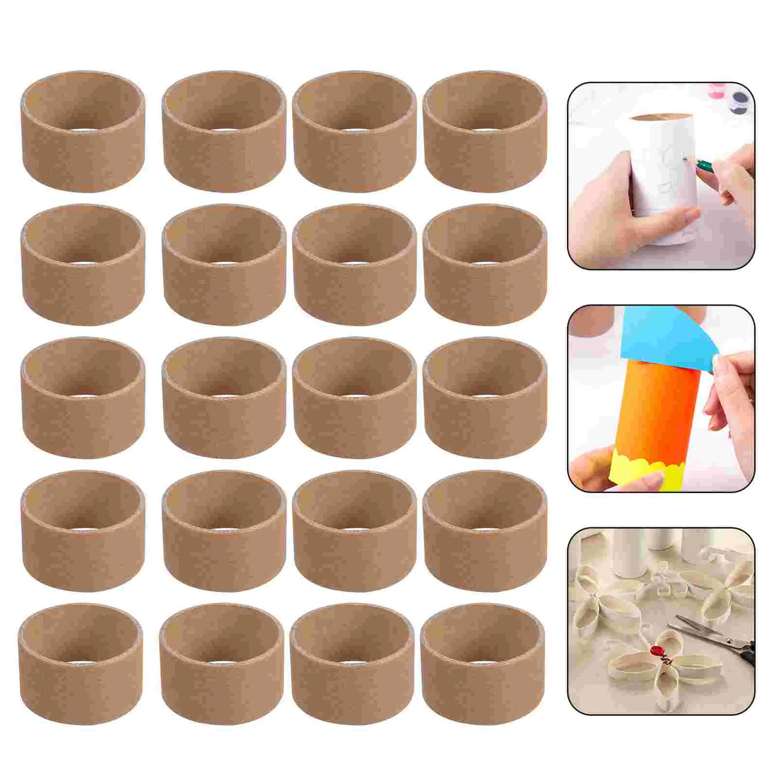 20 Pcs Cylinder Handmade Paper Tube Toddler Kraft Round Cardboard Tubes for DIY Crafts
20 Pcs Cylinder Handmade Paper Tube Toddler Kraft Round Cardboard Tubes for DIY Crafts