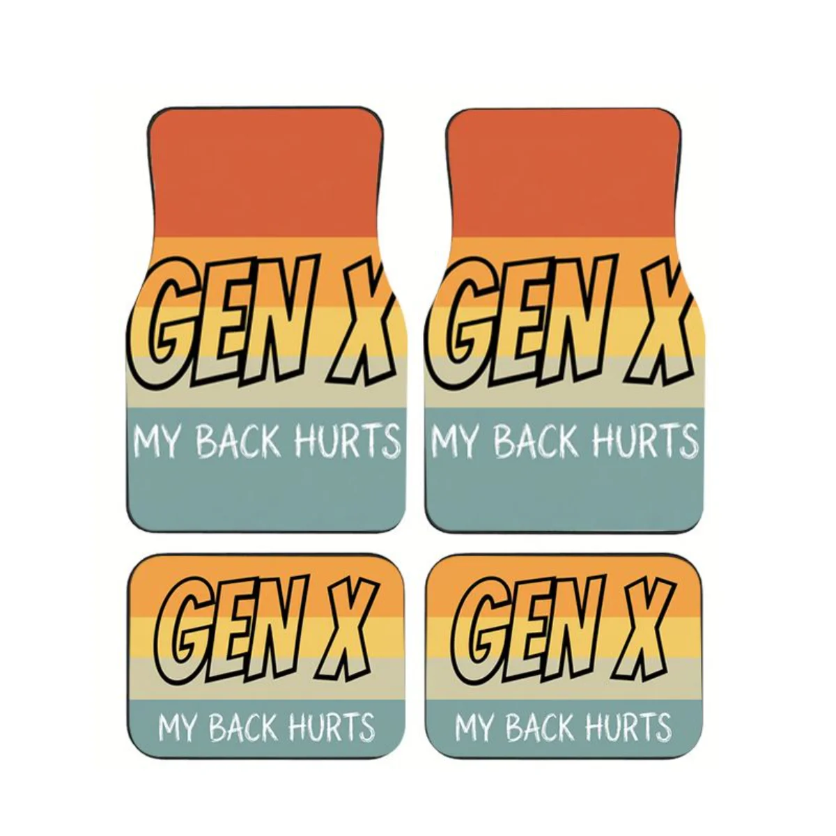 4Pcs Colors Retro Sunset Car Floor Mats Funny Quote Anti-Slip Universal Auto Carpets Set Interior Accessories For Car SUV Truck
4Pcs Colors Retro Sunset Car Floor Mats Funny Quote Anti-Slip Universal Auto Carpets Set Interior Accessories For Car SUV Truck