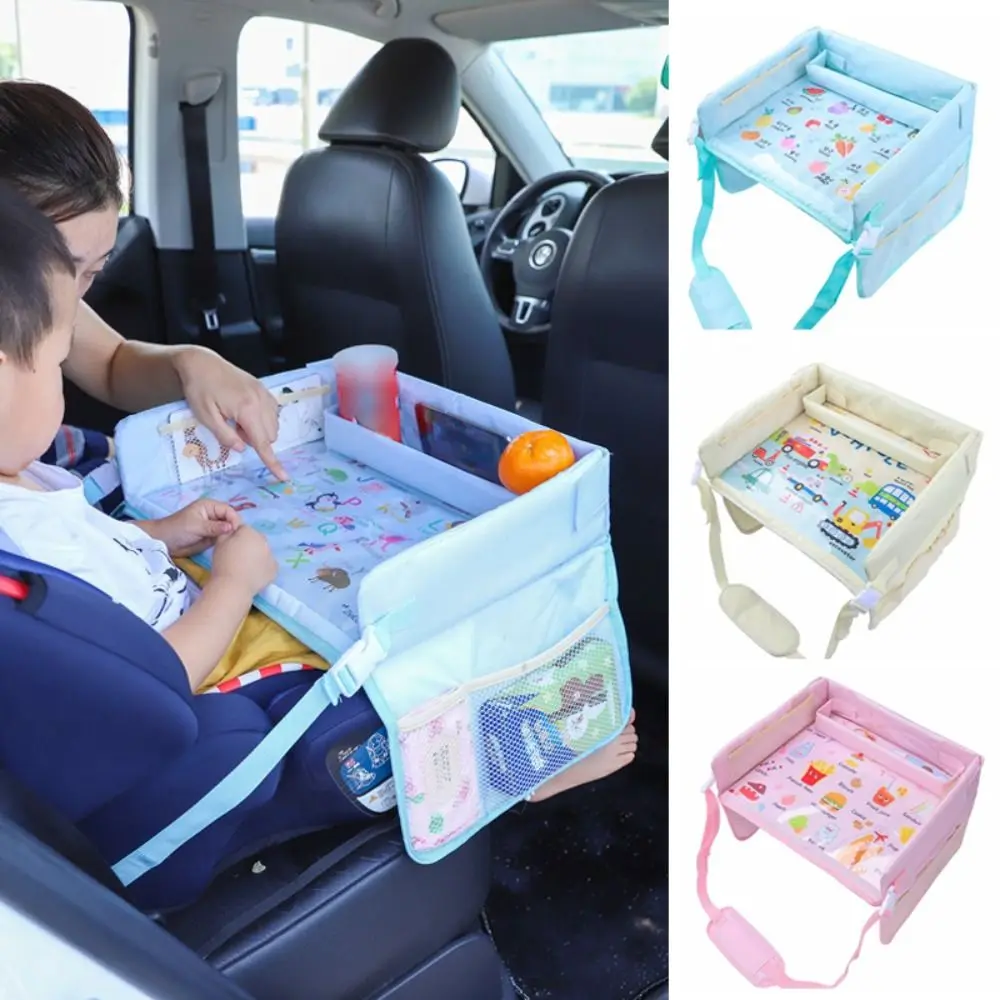 PVC + Oxford Car Seat Travel Tray Stain Resistant Side Mesh Pockets Car Dining Tray Waterproof Groove Design
PVC + Oxford Car Seat Travel Tray Stain Resistant Side Mesh Pockets Car Dining Tray Waterproof Groove Design