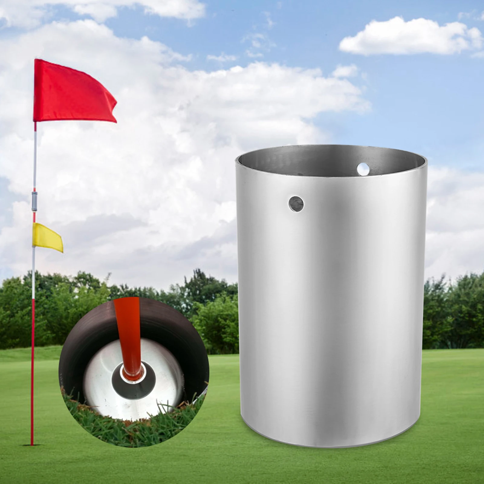 Hole Cup Putting Yard Garden Backyard Practice Stick Training Aids Training Accessory
Hole Cup Putting Yard Garden Backyard Practice Stick Training Aids Training Accessory