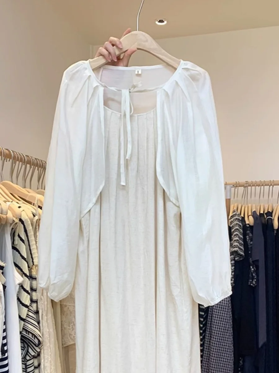 Women's Summer 2025 New Short Shells Sun Protection Clothes Thin Cover up Outerwear with Skirt V-neck Long Sleeve Commute Style
Women's Summer 2025 New Short Shells Sun Protection Clothes Thin Cover up Outerwear with Skirt V-neck Long Sleeve Commute Style