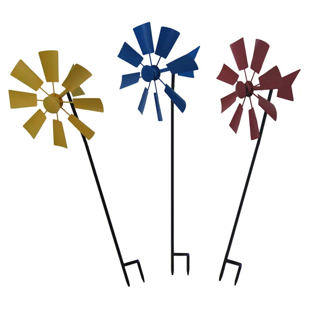 3Pcs Durable Garden Windmill Outdoor Metal Pinwheels Lawn Decoration Yard Spinners Spinners Scene Decor
3Pcs Durable Garden Windmill Outdoor Metal Pinwheels Lawn Decoration Yard Spinners Spinners Scene Decor