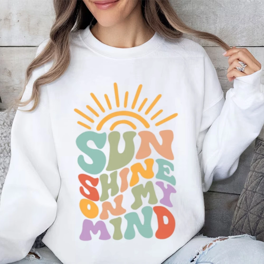 Colorful Sunshine on My Mind Graphic Sweatshirt Cusal Sweatshirt Trendy Long Sleeve Shirt Comfort Colors Unisex Sweatshirt
Colorful Sunshine on My Mind Graphic Sweatshirt Cusal Sweatshirt Trendy Long Sleeve Shirt Comfort Colors Unisex Sweatshirt