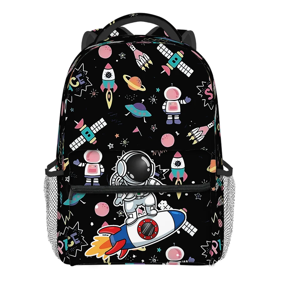 Large Capacity Rocket Astronaut Full Width Printing Backpacks for Boy/Girls Best Gifts 2D Flat Cartoon School Bag for Children
Large Capacity Rocket Astronaut Full Width Printing Backpacks for Boy/Girls Best Gifts 2D Flat Cartoon School Bag for Children