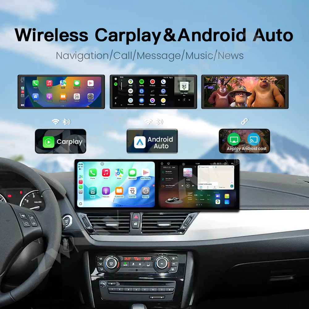 Dual 9.1 Inch Touch Screen Carplay Car Radio For BMW X1 F48 2009-2016 Android 15 GPS Navigation Multimedia Player Head Unit Auto
Dual 9.1 Inch Touch Screen Carplay Car Radio For BMW X1 F48 2009-2016 Android 15 GPS Navigation Multimedia Player Head Unit Auto