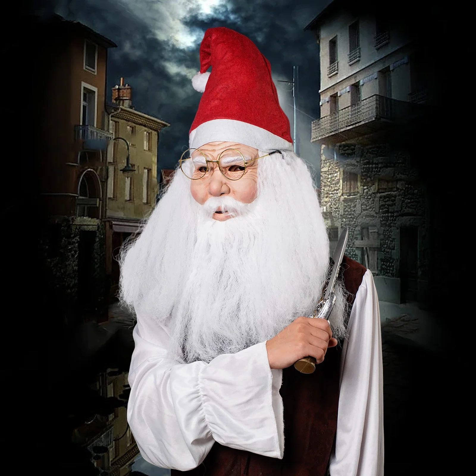 2025halloween Masque de Costume de père noël, 1 pièce, accessoires de fête de vacances, Costume de jeu de rôle
2025halloween Masque de Costume de père noël, 1 pièce, accessoires de fête de vacances, Costume de jeu de rôle