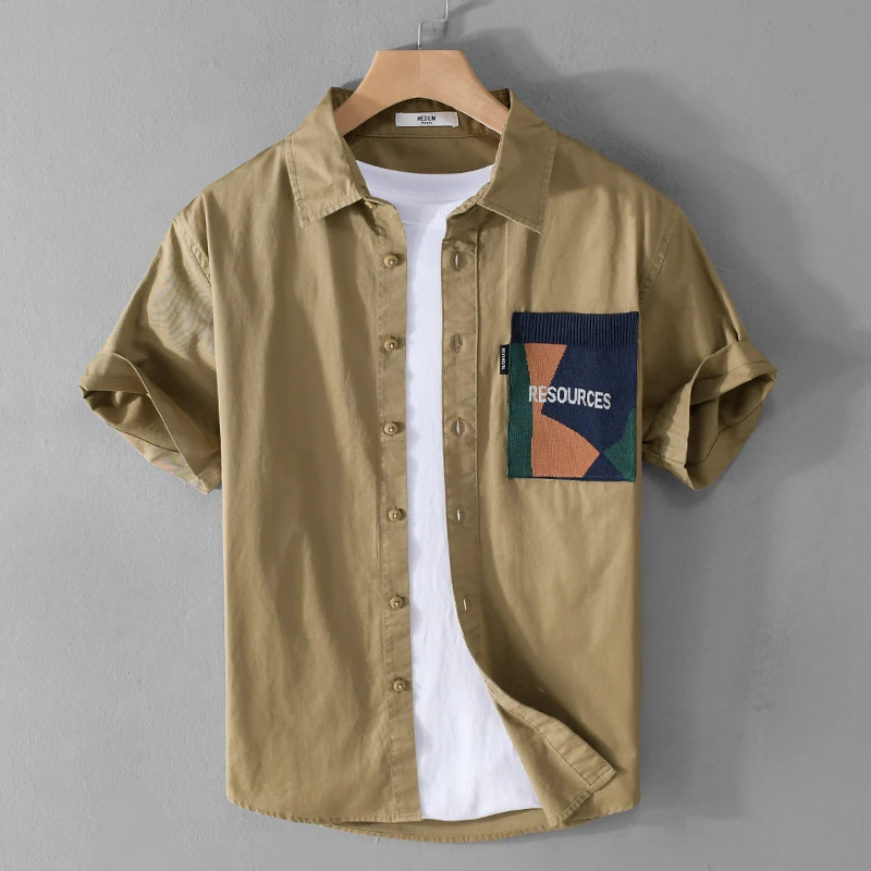 New Stylish Unique Design Short-sleeve Cotton Quality Shirt Men Brand Trendy Comfortable Top Clothes Plus Size Chemise Homme
New Stylish Unique Design Short-sleeve Cotton Quality Shirt Men Brand Trendy Comfortable Top Clothes Plus Size Chemise Homme