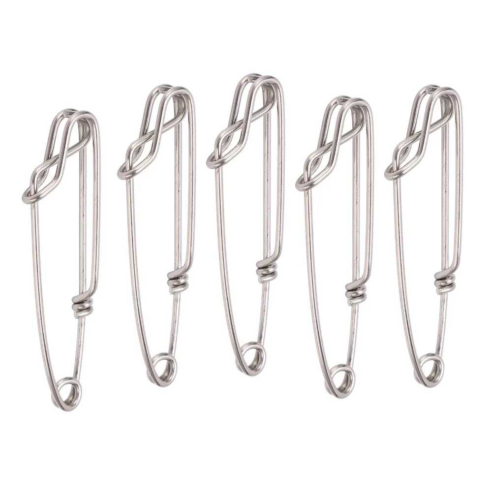 15PCS Stainless Steel Long Line Clips Snap 2.0*80mm Open Eye Pin Float Line Tuna Clip Lightweight Fishing Snap Clip
15PCS Stainless Steel Long Line Clips Snap 2.0*80mm Open Eye Pin Float Line Tuna Clip Lightweight Fishing Snap Clip