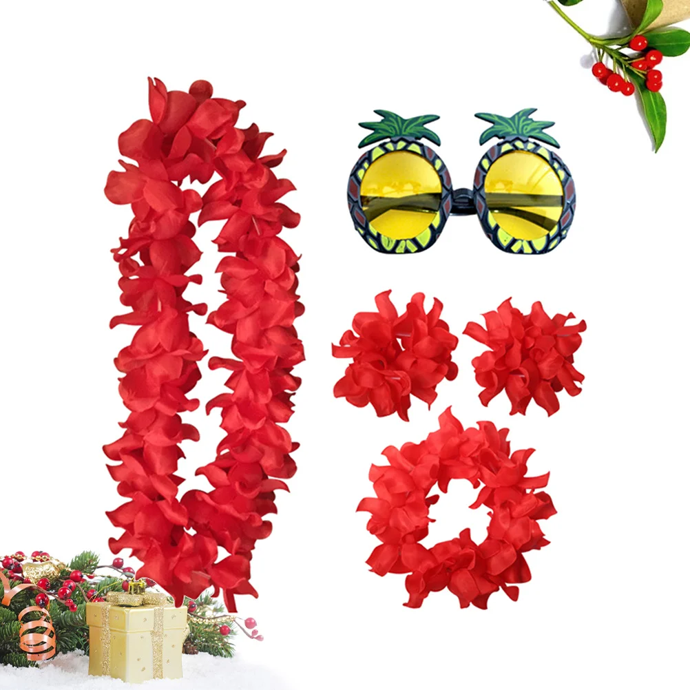 5Pcs Hawaii Pineapple Eyeglasses Funny Lightweight Party Garland Headdress Bracelet Durable Photo Props Accessories
5Pcs Hawaii Pineapple Eyeglasses Funny Lightweight Party Garland Headdress Bracelet Durable Photo Props Accessories