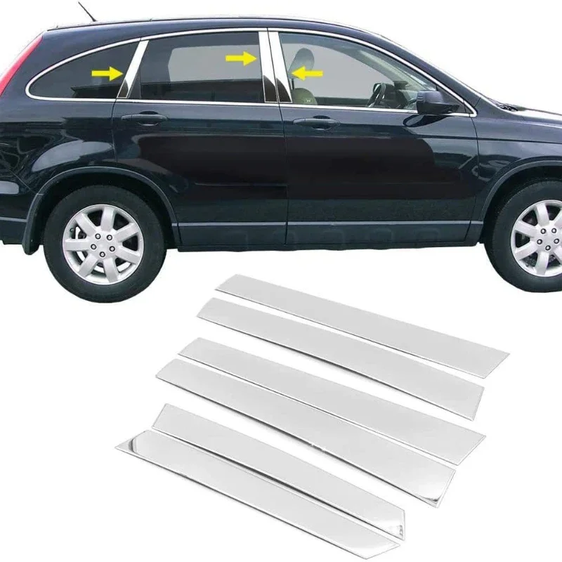6Pcs Door Window Pillar Posts Trim Cover Silver Chrome Exterior Accessories Stickers For Honda CR-V 2007 2008 2009 2010 2011
6Pcs Door Window Pillar Posts Trim Cover Silver Chrome Exterior Accessories Stickers For Honda CR-V 2007 2008 2009 2010 2011